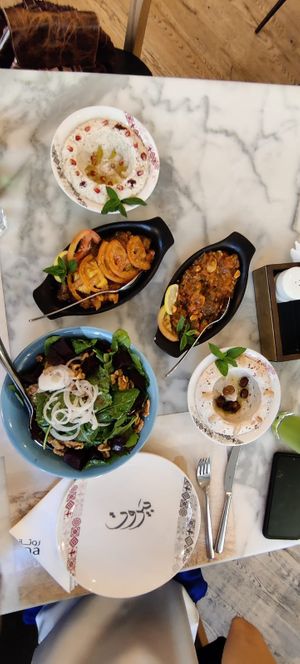 Mezze at Habib Beirut in Amman