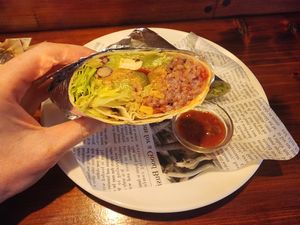 Vegan Burrito at Mr Kato in Chatan