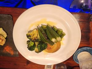 Seasonal Grilled Veggies at Mr Kato in Chatan