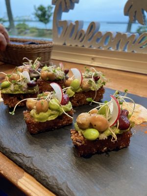 Crispy rice  at Mr Kato in Chatan