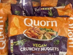 Vegan nuggets   at Metro Toptancı Market  in Antalya