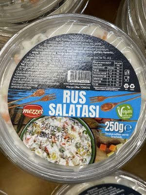 250g Russian salad   at Metro Toptancı Market  in Antalya