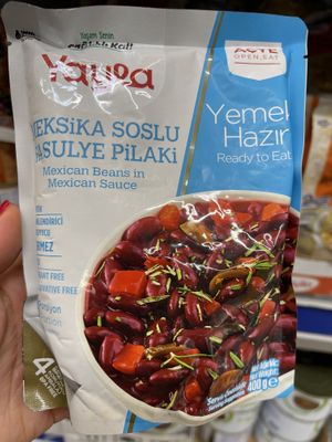 Mexican beans   at Metro Toptancı Market  in Antalya