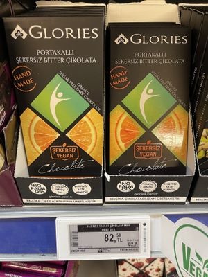 Chocolate with cherrie   at Metro Toptancı Market  in Antalya