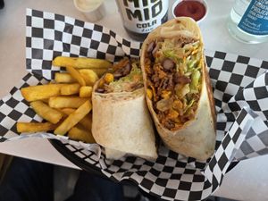 Zerhacker-Wrap at Dooby's Vegan Streetfood in Bochum