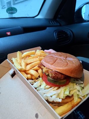 Falafel Burger 🍔 im Menü at Dooby's Vegan Streetfood in Bochum