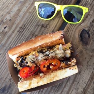 ChK'N Cheesesteak at Chickpea & Olive in Brooklyn