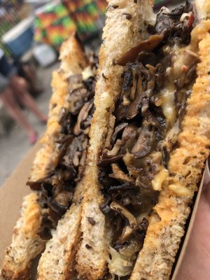 Mushroom Melt at Chickpea & Olive in Brooklyn