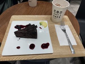 Chocolate cake  at HealthyTOKYO CBD Shop & Cafe - Shinjuku in Tokyo