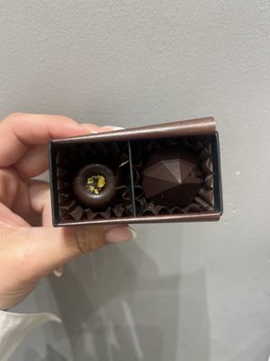 Pistachio and Yuzu chocolate   at HealthyTOKYO CBD Shop & Cafe - Shinjuku in Tokyo