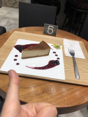 Vegan cheese cake  at HealthyTOKYO CBD Shop & Cafe - Shinjuku in Tokyo