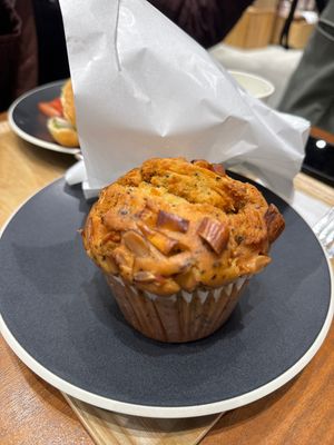 Apple and earl grey muffin is huge    at HealthyTOKYO CBD Shop & Cafe - Shinjuku in Tokyo