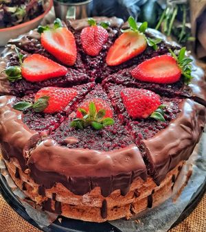 Stunning cakes at Deli Nature  in San Isidro De El General