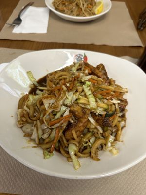 Udon with veggies and „NoPollo"  at Padthaiwok in Malaga