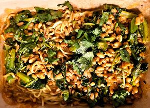 Dan Dan Noodles delivered at PLANTA Queen in Washington