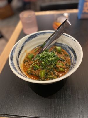 Dan Dan noodles  at PLANTA Queen in Washington