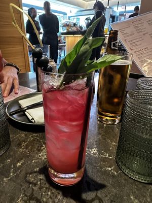 Kombucha mojito  at PLANTA Queen in Washington
