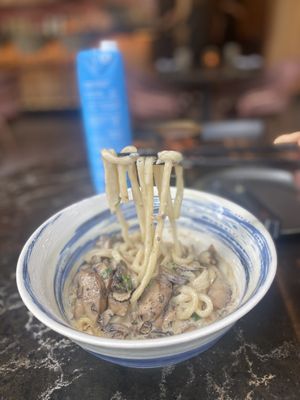 Udon noodles  at PLANTA Queen in Washington