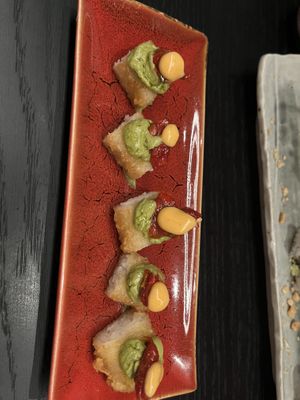 Crispy rice  at PLANTA Queen in Washington