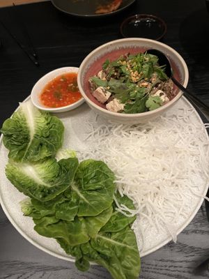 Lettuce wraps  at PLANTA Queen in Washington