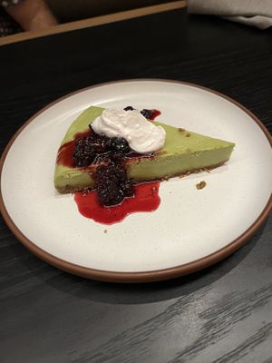 Matcha cheesecake   at PLANTA Queen in Washington