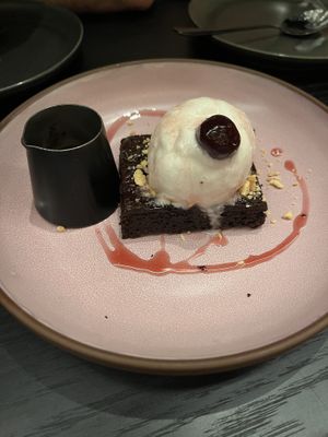 Chocolate brownie  at PLANTA Queen in Washington