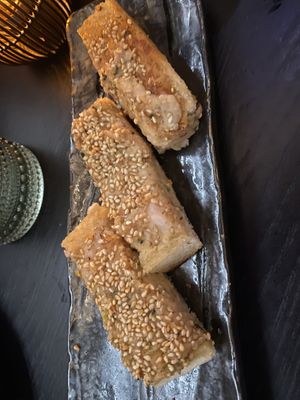 Shrimp toast  at PLANTA Queen in Washington