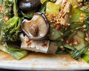 Chili Garlic Tofu at PLANTA Queen in Washington