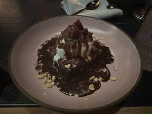 chocolate brownie  at PLANTA Queen in Washington