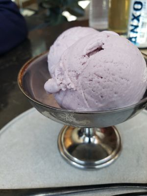 Taro ice cream at PLANTA Queen in Washington