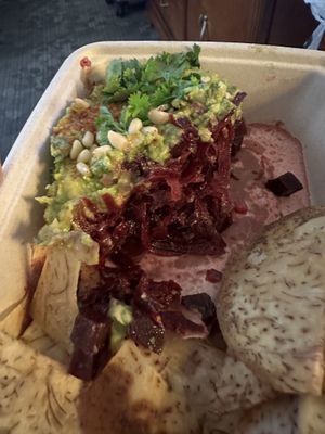 Tartar with taro chips.  So good!  at PLANTA Queen in Washington