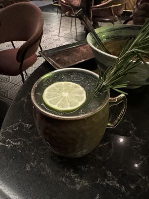 The signature no-alcohol mule  at PLANTA Queen in Washington