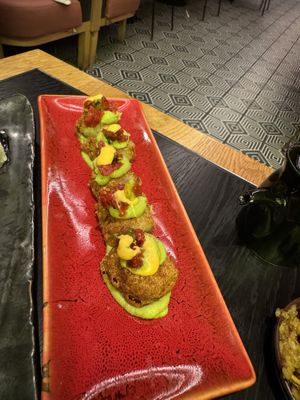 Crispy rice  at PLANTA Queen in Washington