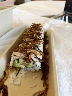 Gorgeous avocado sushi at PLANTA Queen in Washington