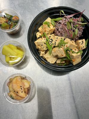 Tofu Banchan  at Ohsun in Seattle