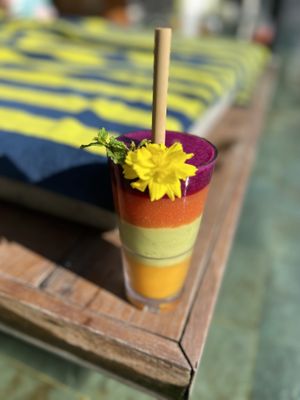 Rainbow smoothie   at Stay Human by Soulshine  in Gianyar