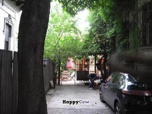 Alley to Omra Elias in Bucharest, Romania at Omra Elias in Bucharest