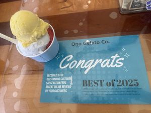   at Ono Gelato in Lahaina