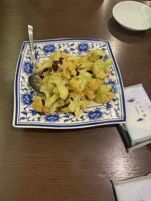 Spicy cauliflower available seasonally but they made an exception when I specifically asked for it    at Vegetarian Konan - 素食 江南 in Osaka