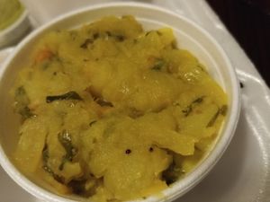 Potato and Lentil Curry, delicious at Kesari in Plano