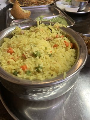 Veggie rice at Kesari in Plano