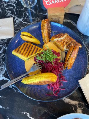 Mexican sandwich and farmer's sandwich  at Organic Garden Eatery - Studio Odeonsplatz by Mercedes-Benz  in Munich