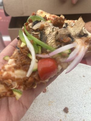 By far the best pizza we have had here so far.    at Tarantella Ristorante in Weston-super-mare