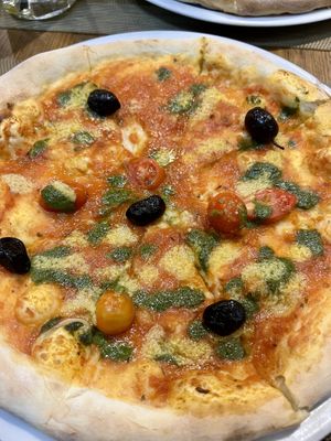 Vegan pizza   at Timam du Chef in Tamraght