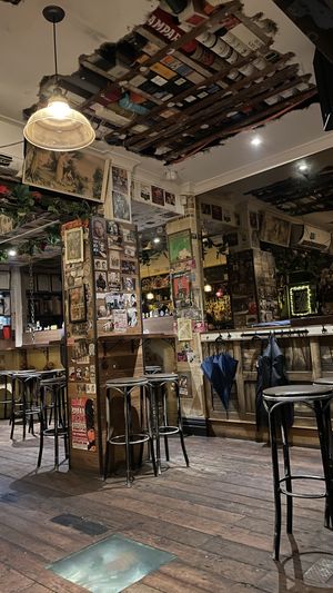 Funky decor throughout .  at Alfred's Pizzeria in Perth