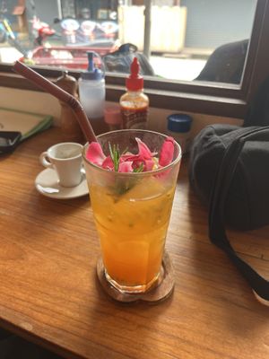   at Lemon Thyme Cafe in Pai