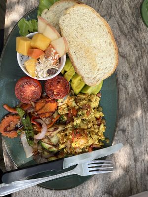 Big Breakfast   at Lemon Thyme Cafe in Pai