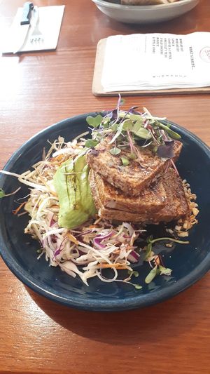 Crisply slaw at The Bank Cafe in Lismore