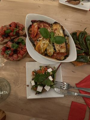 Bruschetta, Parmigiana  at Grado Babo in Berlin