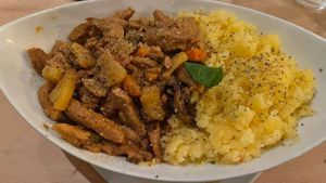 Pilzgulasch mit Polenta   at Grado Babo in Berlin